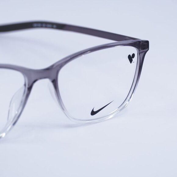 NIKE 7284 025 Eyeglasses Dark Grey/Khaki 54mm Square Frame - Picture 6 of 8